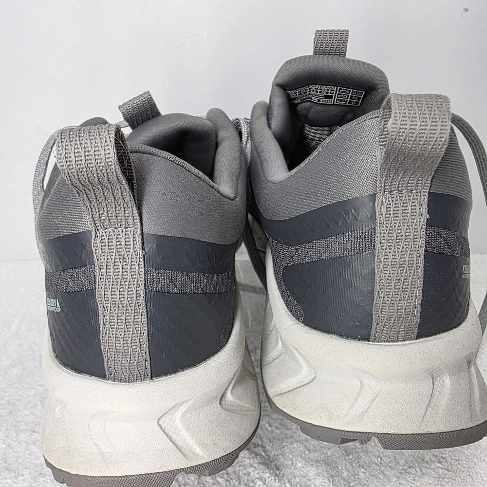 Women's Size 9 KEEN Gray Dry Waterproof Sneakers Hiking Shoes 1029049